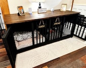 Double Dog Crate Console Table: DIY Furniture Plan (PDF Download)
