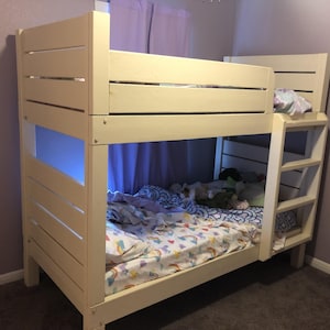 Modern Bunk Beds – DIY Woodworking Plans for a Stylish & Space-Saving Bed Frame – Perfect for Kids, Teens and Guest Rooms