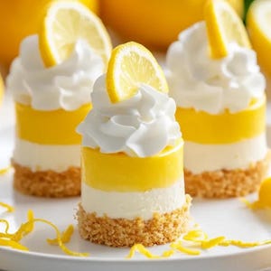 Recept på mini-citroncheesecake: Enkel utskrivbar dessert (PDF-nedladdning)