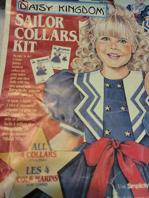 Daisy Kingdom Sailor Collar Kit