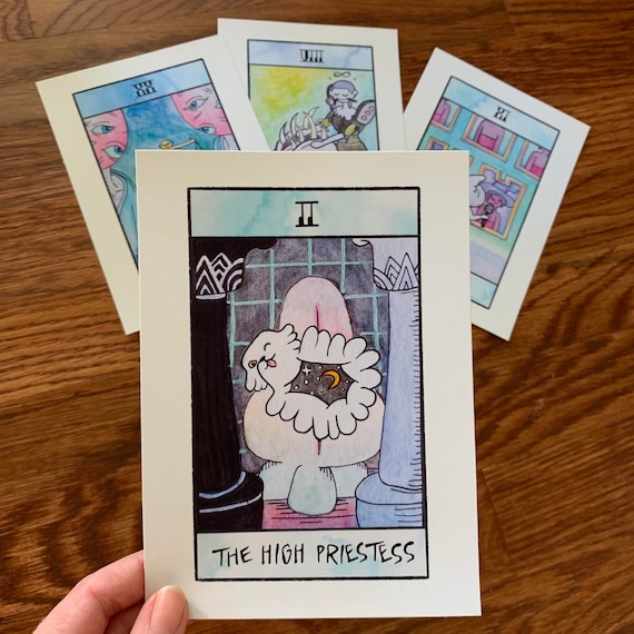 Midnight Gospel Tarot Prints Spacecaster Major Arcana, Clancy