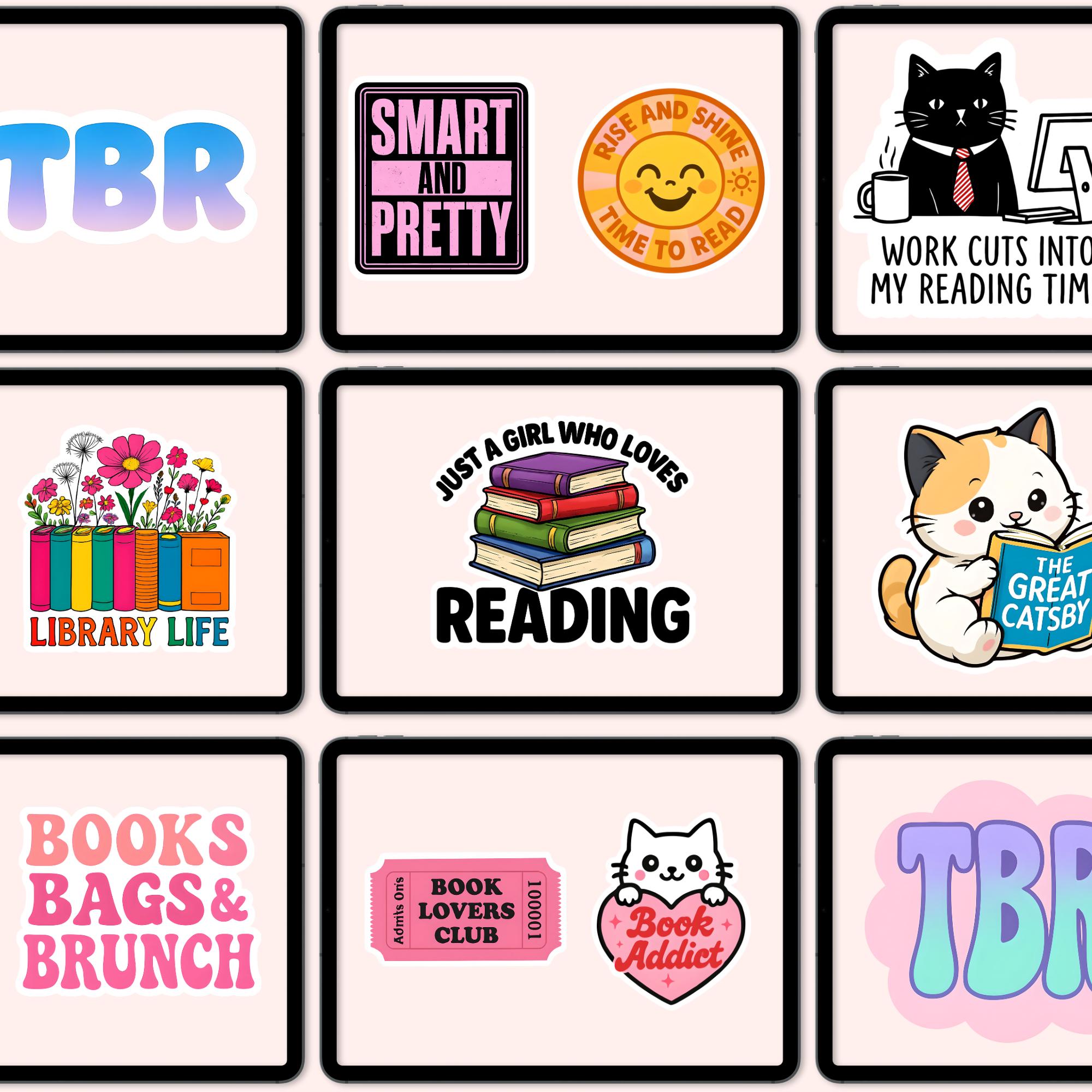 Book Lover PNG Bundle | Bookish Clipart PNG SVG | Goodnotes Journal ...