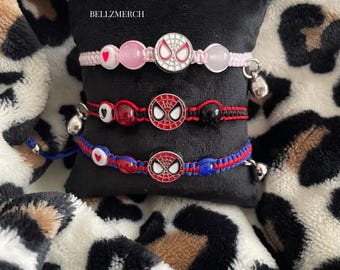 Matching Spiderman Bracelets