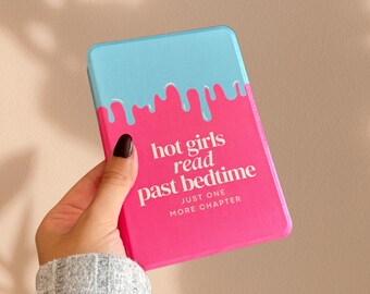 Hot Girls Read Kindle Case for 6" Basic / 7" Paperwhite / Romance Book Case / Bookish Girl Gift / Hot Pink #5
