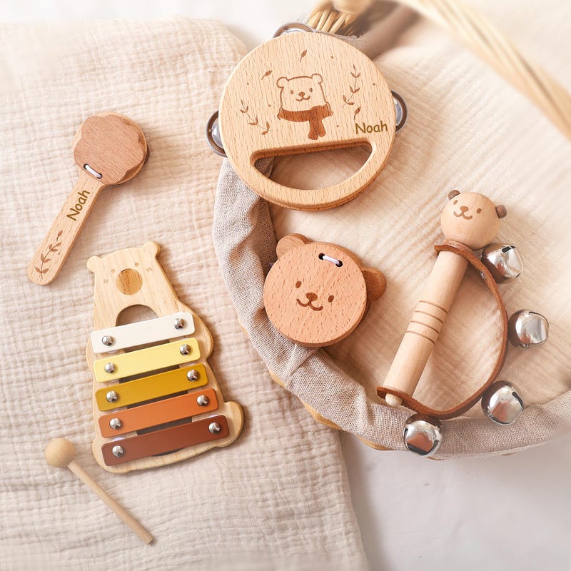 Wooden Toys Musical Instruments - Etsy