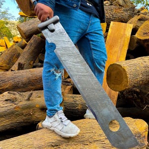 Handmade Damascus Buster Sword Cloud Strife Zack Fair Angeal/Final Fantasy Cosplay SW/Collectible SW/Life-size Buster Sword/Boyfriend GIFT.