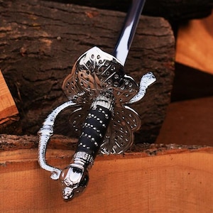 Mask of Zorro Sword, Rapier Sword of Zorro from Legend of Zorro, Boy Friend Gift, Groomsmen Gift, Christmas Gift, Movie sword, GIFT for her