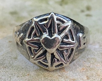 Sterling Follow Your Heart Ring