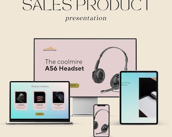 Editable Sales Website Template – Tech Store Design| Customizable| Mobile Friendly| Downloadable PDF| Instant Access!
