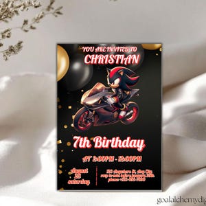 Convite de aniversário exclusivo com desenho de herói | Cartão de festa personalizado para impressão | Download digital divertido para crianças | Cores vibrantes | Entrega rápida