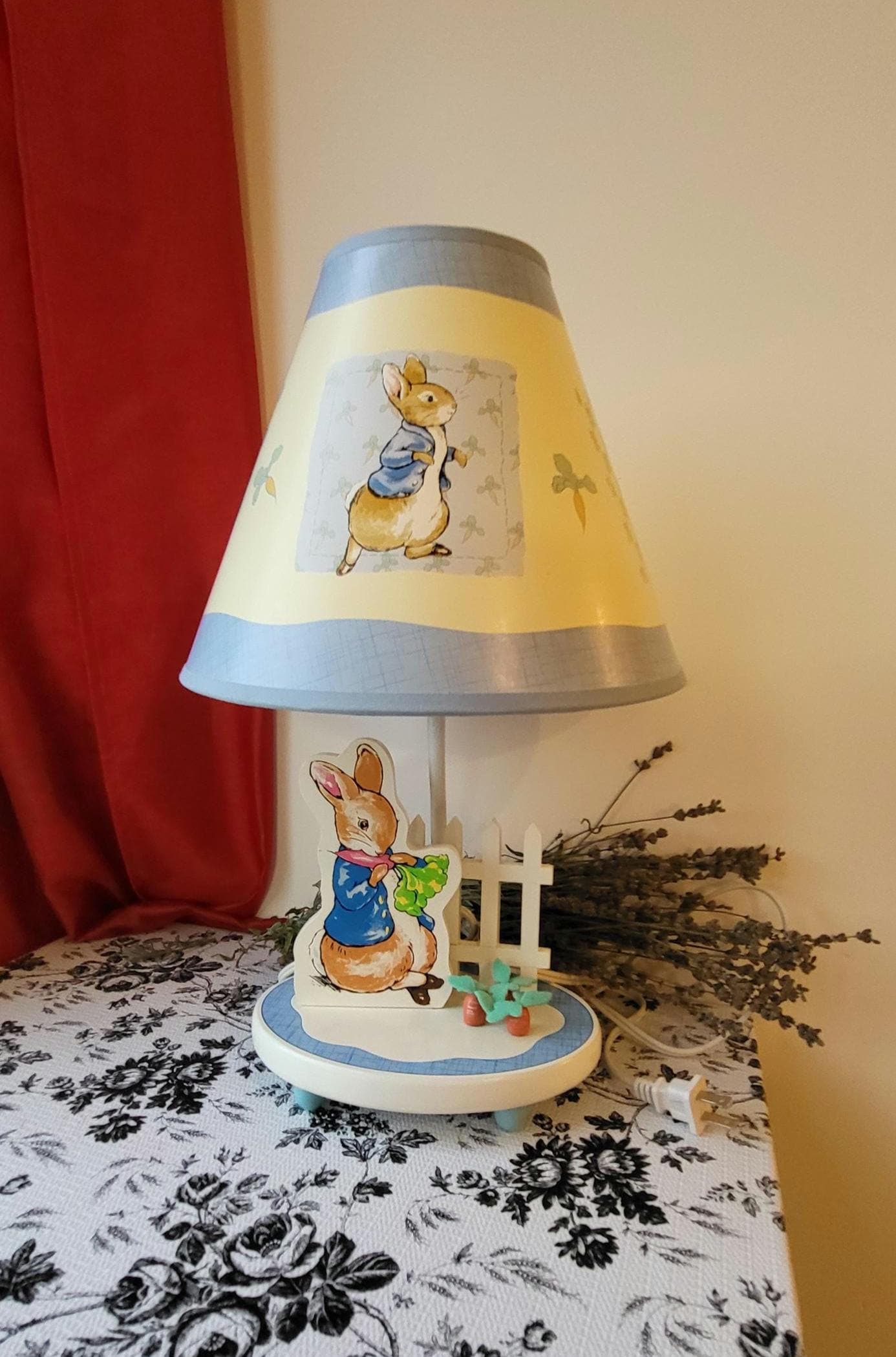 Peter Rabbit Lamp - Etsy