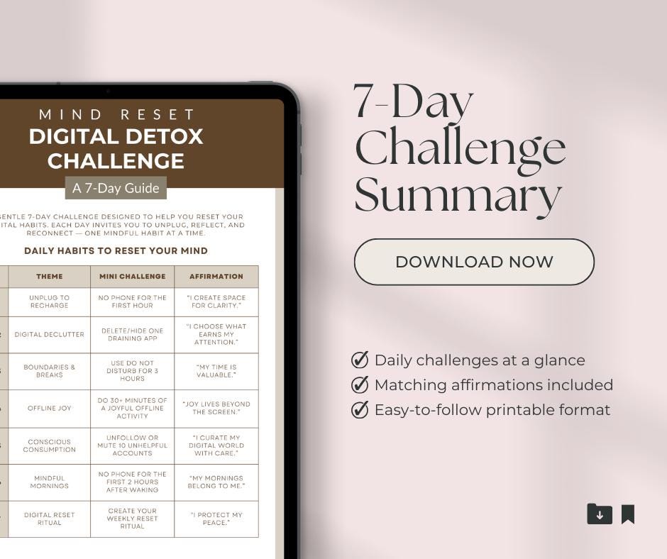 The 7-Day Digital Detox Challenge for Burnout Recovery