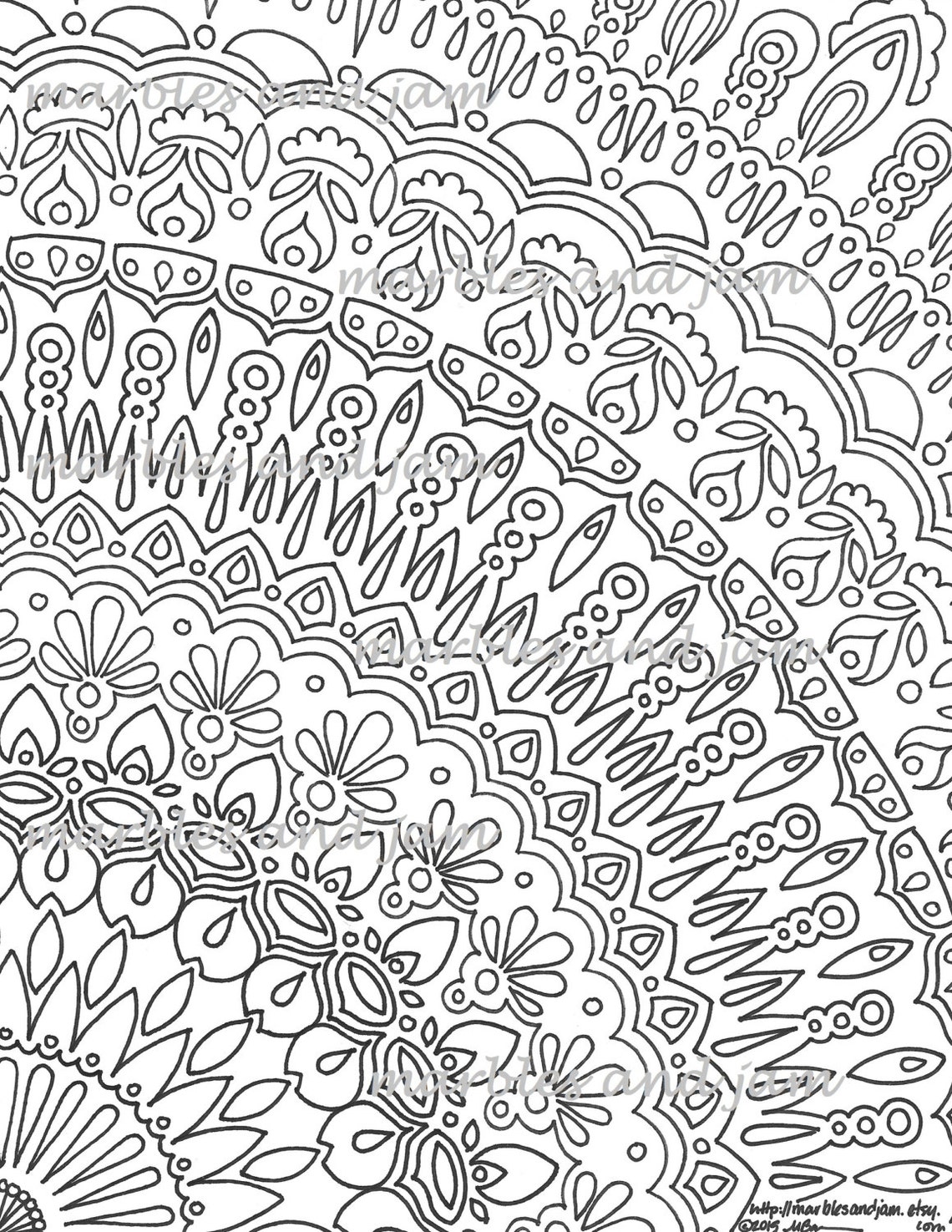 Mandala Adult Printable Coloring Page for Mindfulness and Meditation - Etsy
