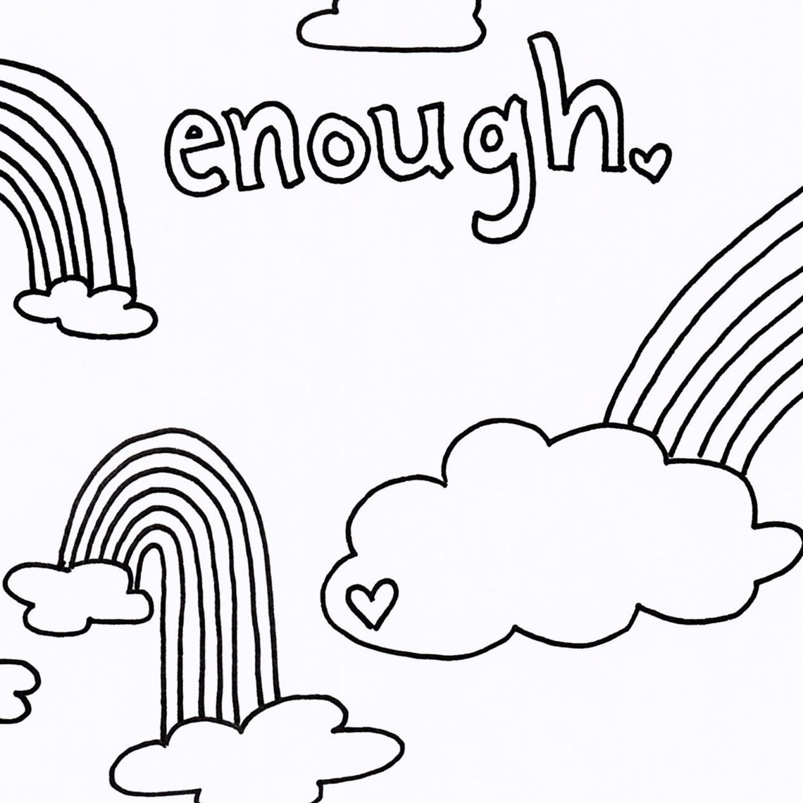 Adult Coloring Pages I Am Enough Coloring Pages