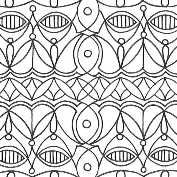 Art Deco Coloring - Etsy