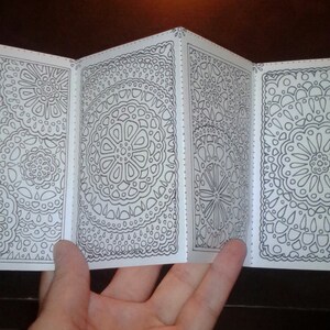 Mini Mandalas Printable Adult Coloring Book image 3