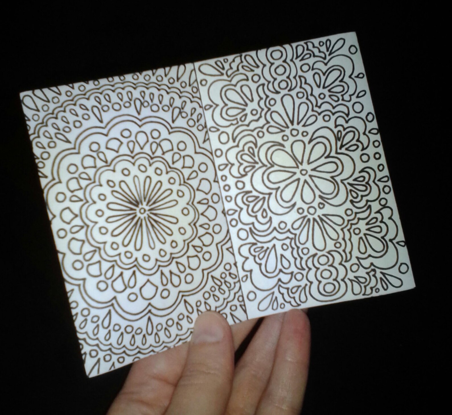 Mini Mandalas Printable Adult Coloring Book - Etsy