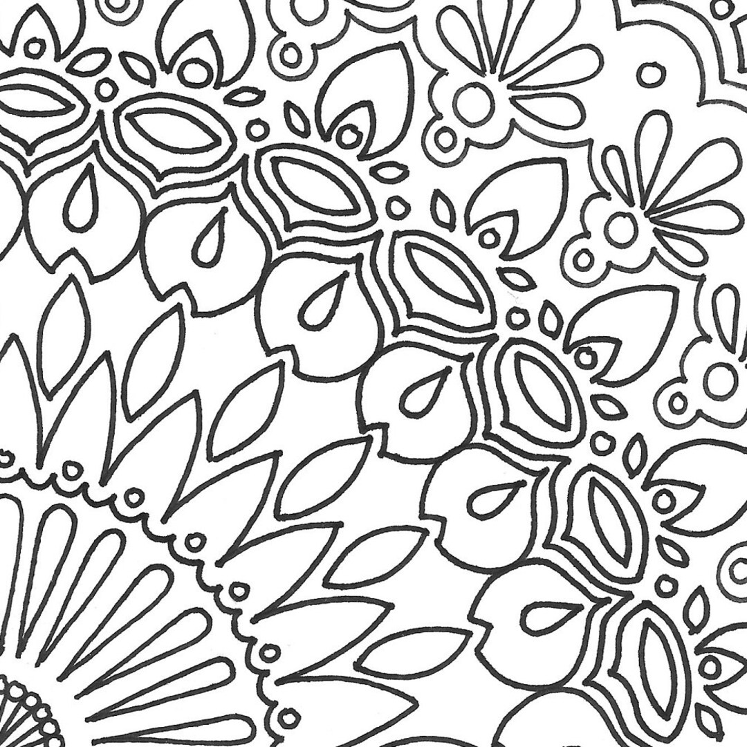 Mini Coloring Book Set of of 4 Hearts and Mandalas for Adult Printable  Coloring Pages 