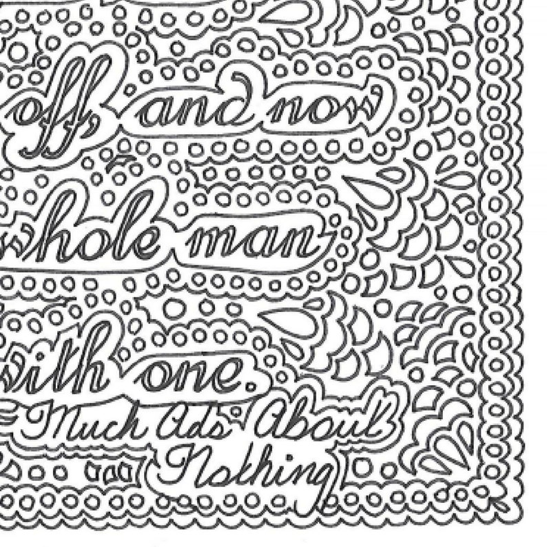 Shakespeare Insults Printable Coloring Page Quote From Much - Etsy