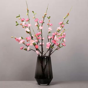 人工の桜の枝、シルク製。