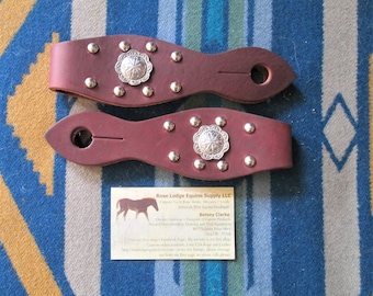 Rose Lodge Equine USA Teardrop SLOBBER STRAPS w Brass Conchos 4 Mecate Reins . Rose Lodge Equine USA Teardrop SLOBBER STRAPS w Brass Conchos 4 Mecate Reins .