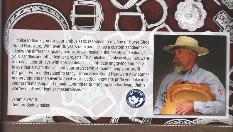 Buckle On TAN Slobber Straps w Jeremiah Watt Stainless Steel Floral Oval Cart Buckles for Mecate Reins