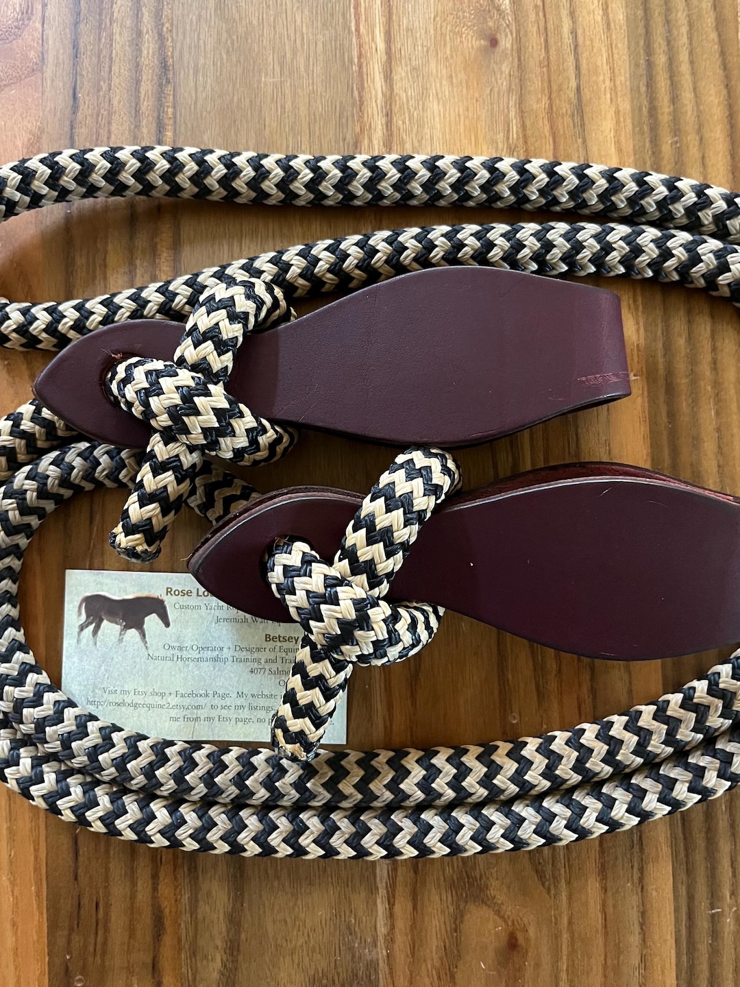 Mecate Rope 10' Mecate and Your Choice of Slobber Straps. DB Polyester Yacht Rope ...