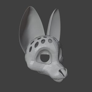 Fursuit Head Base 3D model