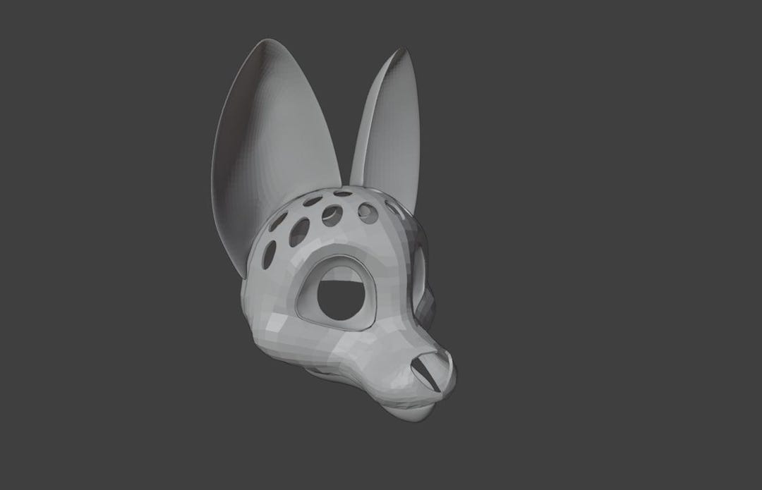 Fursuit Head Base 3D Model - Etsy