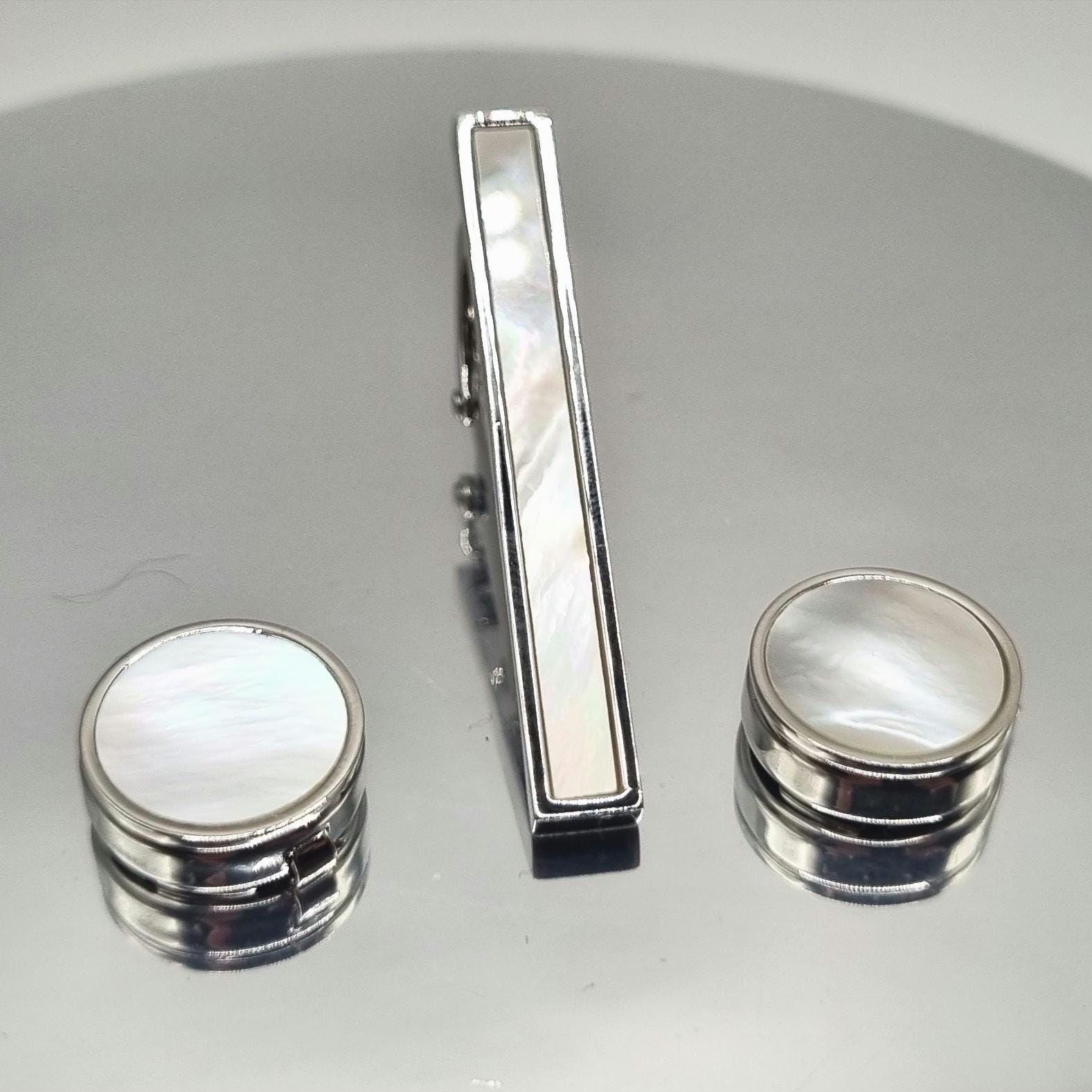 Boutons De Manchette Argent 835 Plaqué Or – Design Noble, état Comme Neuf