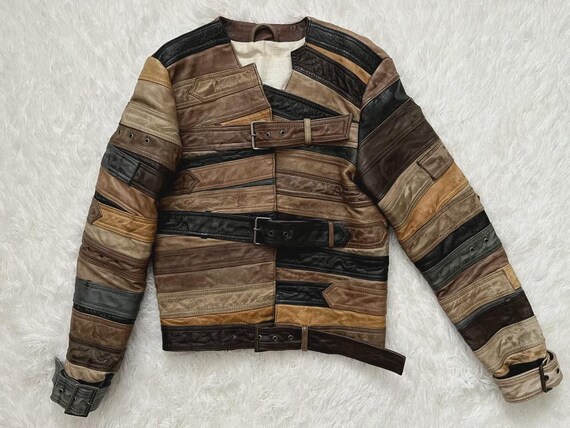 New Unisex Maison Margiela X H&M Belted Leather Jacket All Sizes