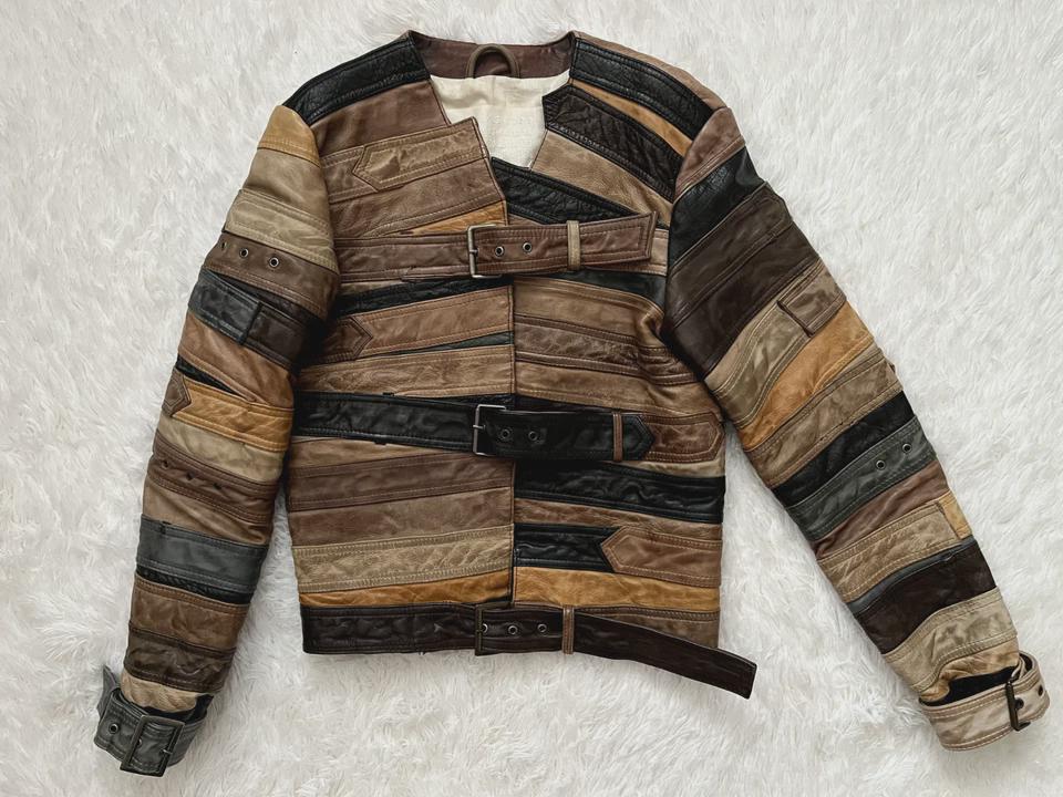 New Unisex Maison Margiela X H&M Belted Leather Jacket All Sizes