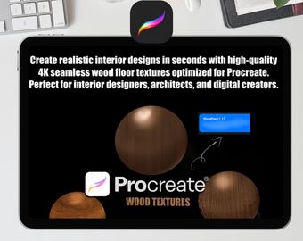 Seamless Wood Floor Texture for Procreate – 4K Parquet PNG – Interior Design Digital Download – High Quality Seamless Flooring Pack