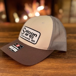 Saloon No. 10. Deadwood, SD Patched trucker hat