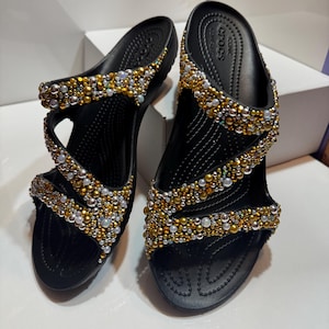 Custom Bedazzled Crocs: Elegantly Glamorous Shoes