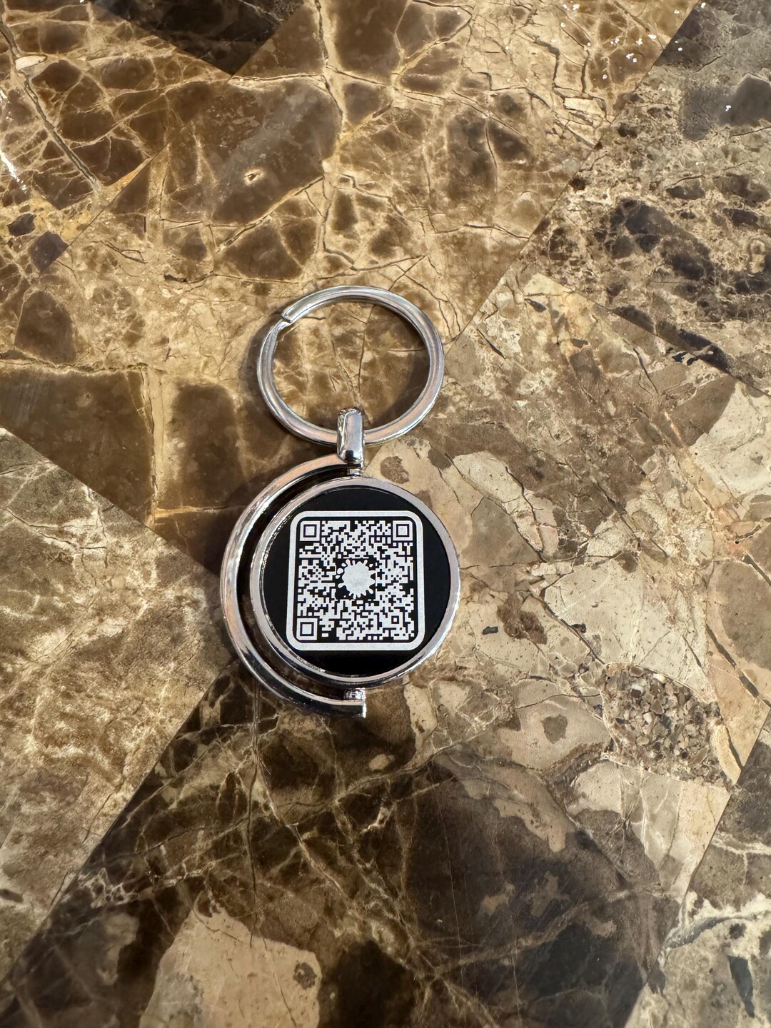 Promoting Keychain Custom Laser Engraved Keychain for Promoting Business and Social Media ...