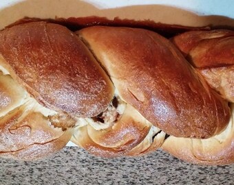 Cinnamon Raisin Challah Bread ( 2 Loaves )
