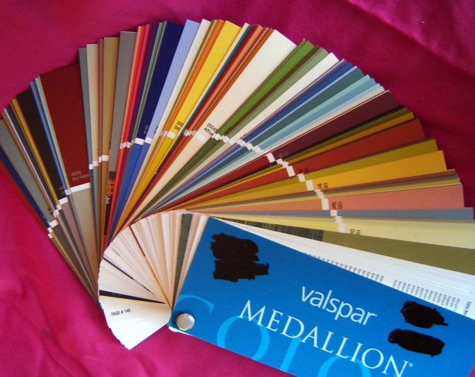 Valspar Paint Color Designer Fan Deck Color Deck Color Wheel Etsy