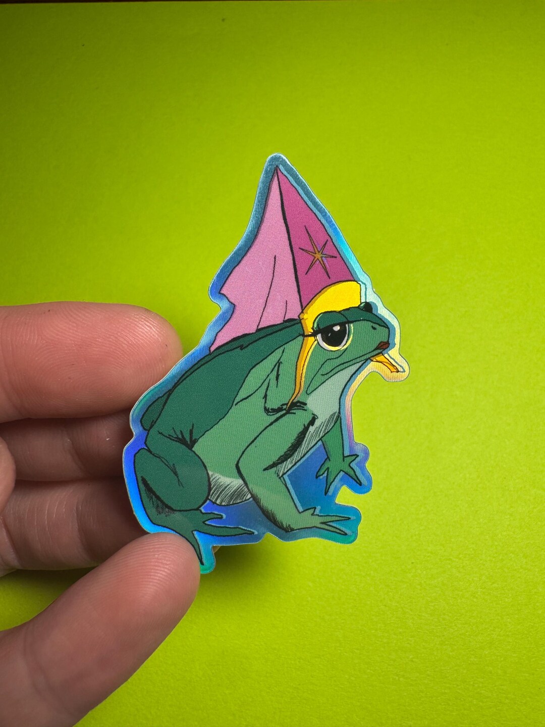 Toad Crying Sticker Toad Princess Holographic Sticker - Etsy