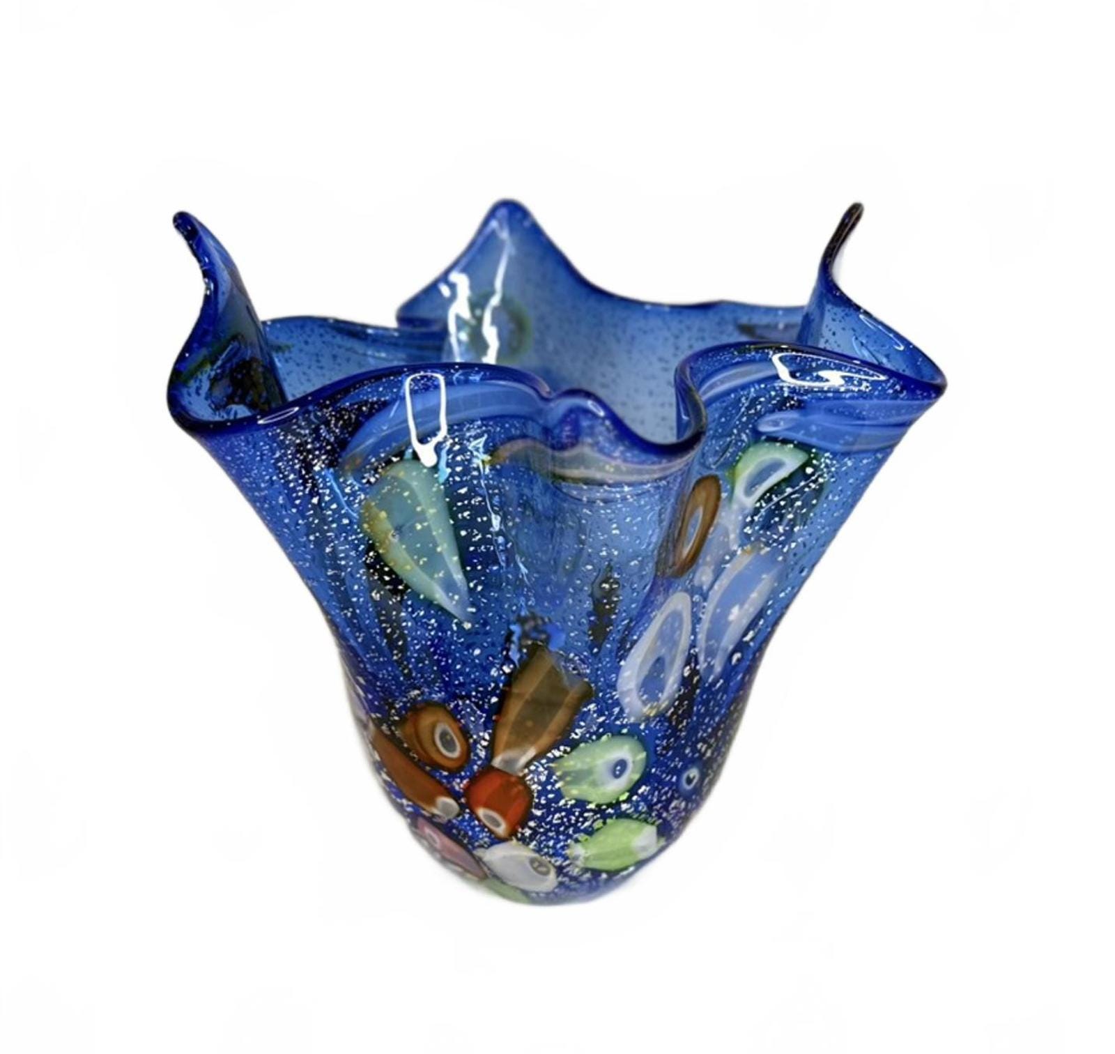 Murano Handkerchief Art Glass Vases - Etsy Canada display picture 1