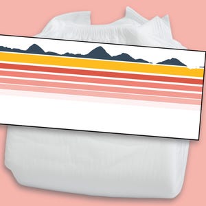 Livin’ The Padded Life ABDL Diaper Sticker