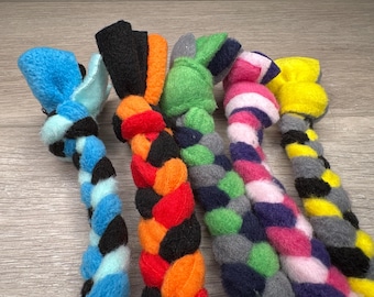 Braided Fleece Dog Tug Toy (Small)