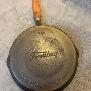 Findlay Cast Iron Pan N.90 (Size 9) (Zero for Wood handle)