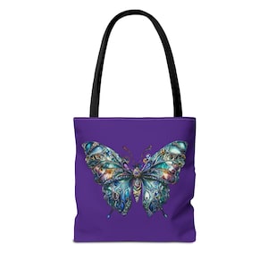 Schmetterling Kunst Tragetasche, entworfen von Gayla, Schmetterling Liebhaber Geschenk, umweltfreundliche Tasche
