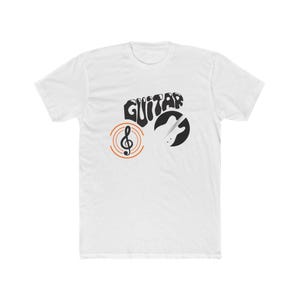 Guitar Lovers Unisex Cotton Crew Tee - Music T-Shirt, Gift for Musicians, Music Festival, Concert Outfit, Casual Wear, Graphic Tee