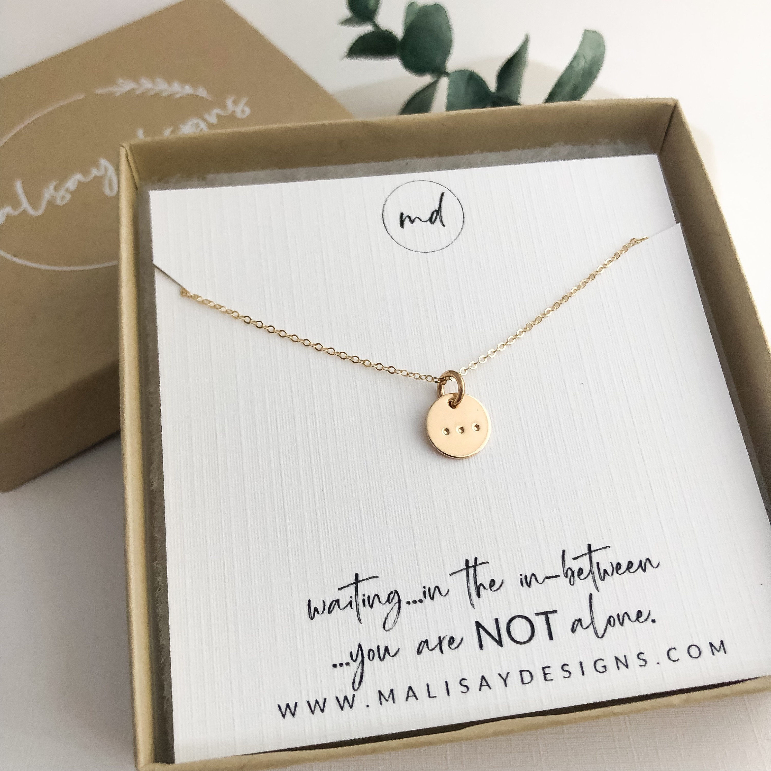 You Are Not Alone Necklace