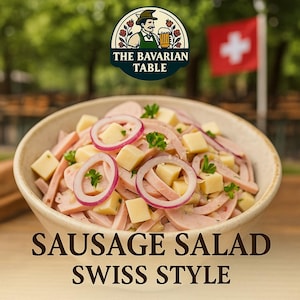 Swiss Wurstsalat Recipe PDF – Sausage & Cheese Salad – Authentic German-Swiss Classic – Easy to Make – The Bavarian Table