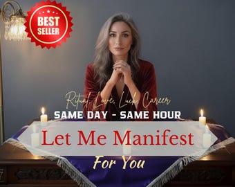 Personalized Manifestation Ritual & Psychic Reading: Love, Luck, Career