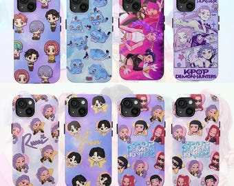 Kpop Demon Hunters Huntrix Phone Case,Demon Hunters Phone Case,  Rumi, Mira, Zoey Phone Case, Trendy & Cute Phone case
