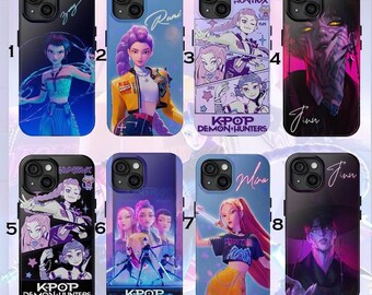 Kpop Demon Hunters Huntrix Phone Case,Demon Hunters Phone Case, Anime Phone Case, Trendy & Cute Phone case